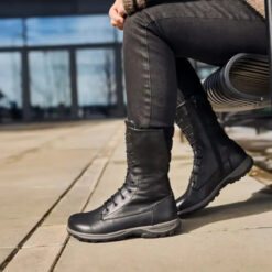 New Feet Jocelyn Fodrade Damstövlar Svart miljöbild