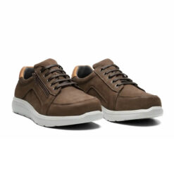 New Feet John Sneakers med dragkedja Brun