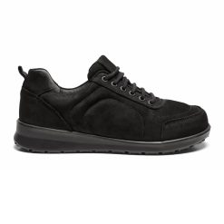 New Feet Sportig Sneaker Svart från sidan