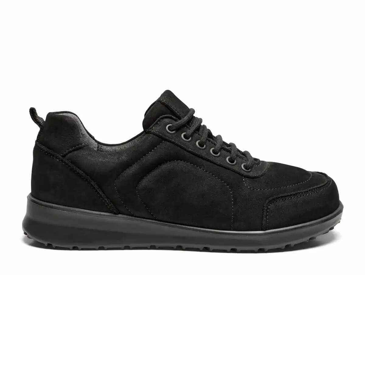 New Feet Sportig Sneaker Svart från sidan
