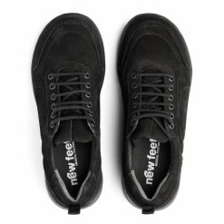New Feet Sportig Sneaker Svart ovanifrån