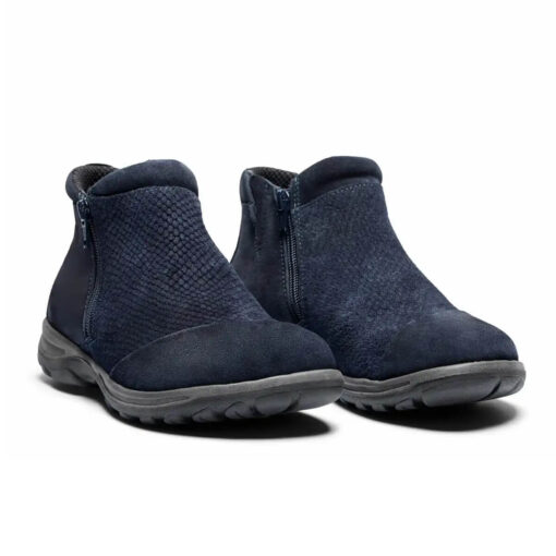 New Feet Estelle Känga med dubbla dragkedjor Blå