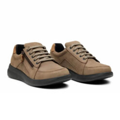 New Feet Helen Sneakers med dragkedja Sand