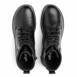 New Feet Lily Damstövlar Svarta ovanifrån