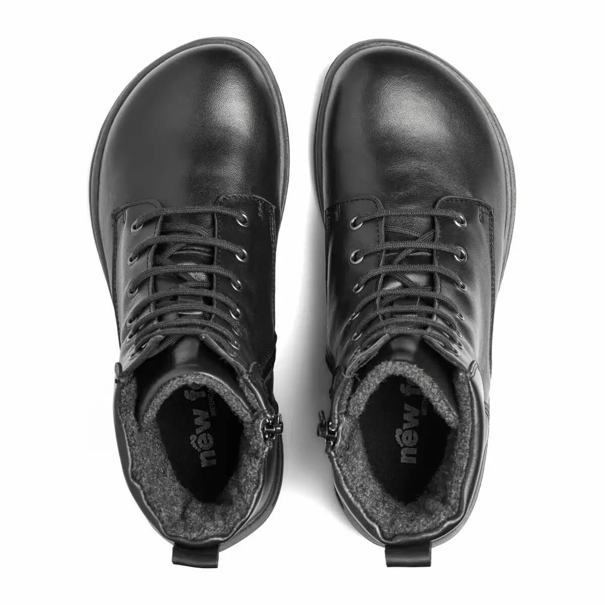 New Feet Olivia Kängor Svarta ovanifrån