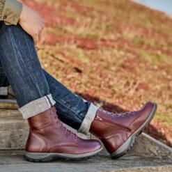 New Feet Olivia Kängor Vinröda miljobild