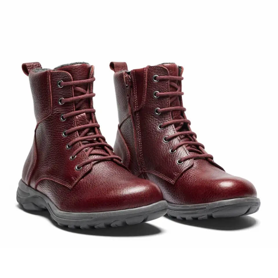 New Feet Olivia Kängor Vinröda