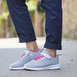 Podowell Valia Sneakers med kardborre Grå miljöbild