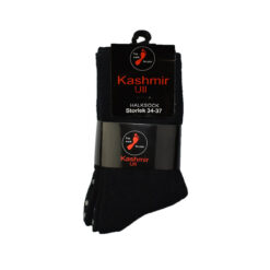 Markoma 3-pack Antihalkstrumpor Kashmirull Lös Resår Svarta