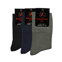 Markoma 3-pack Strumpor Kashmirull Lös Resår Mörk Mix