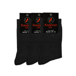 Markoma 3-pack Strumpor Kashmirull Lös Resår Svarta