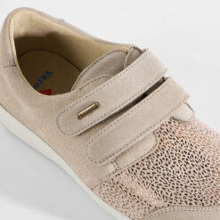 Varomed Lausanne Vardagsskor Sandfärgade detalj