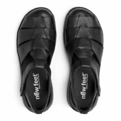 New Feet Ava Sandaler Svarta ovanifrån