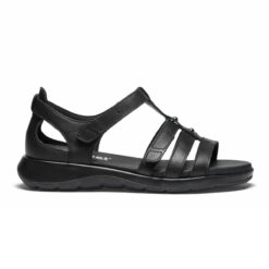 New Feet Freya Sandaler Svarta från sidan