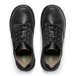 New Feet Harper Sneakers Orthostretch Svarta ovanifrån